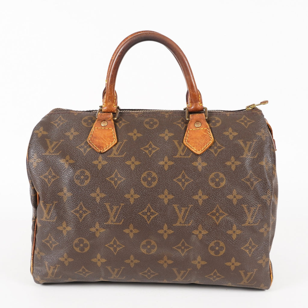 Authentic Louis Vuitton Monogram Speedy 30 Handbag vintage M41526 06E373520002