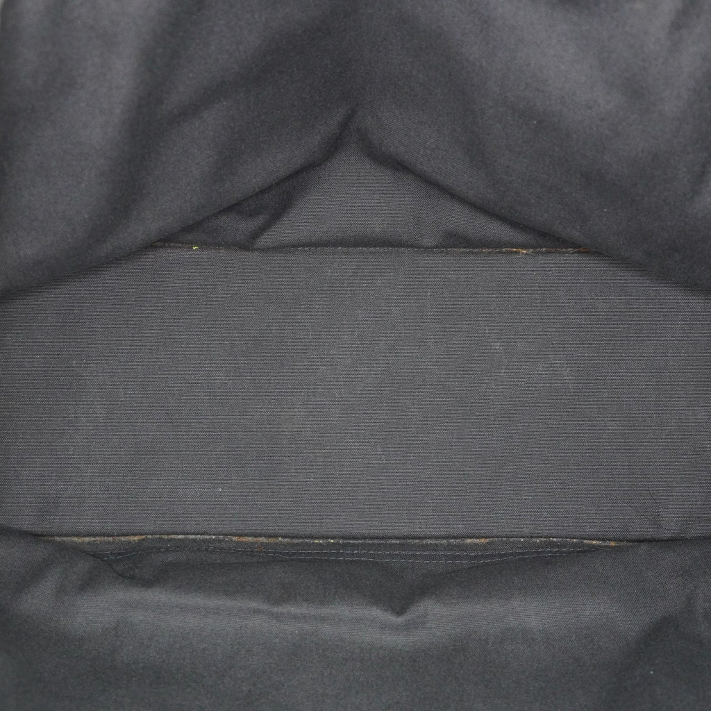 Hermes Fourre-Tout GM Gray Black Canvas Tote Bag Purse Used Vintage 08E11825007
