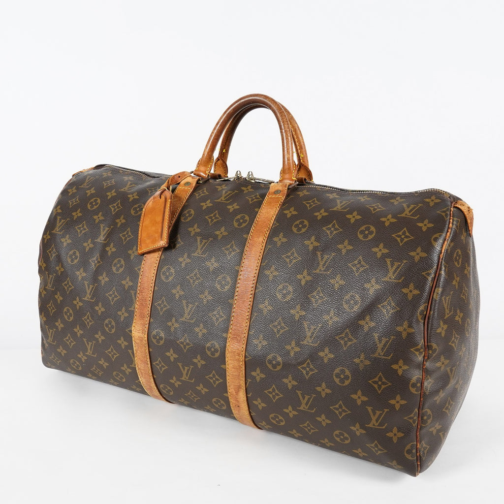 Louis Vuitton M41422 Monogram Keepall Bandouliere Boston Bag Used 07E033080027