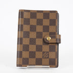 Louis Vuitton Damier Ebene Agenda PM Planner Cover vintage R20700 08A23935003