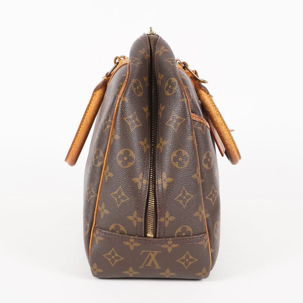 LOUIS VUITTON Deauville Handbag M47270 Monogram canvas Brown 06E102420010