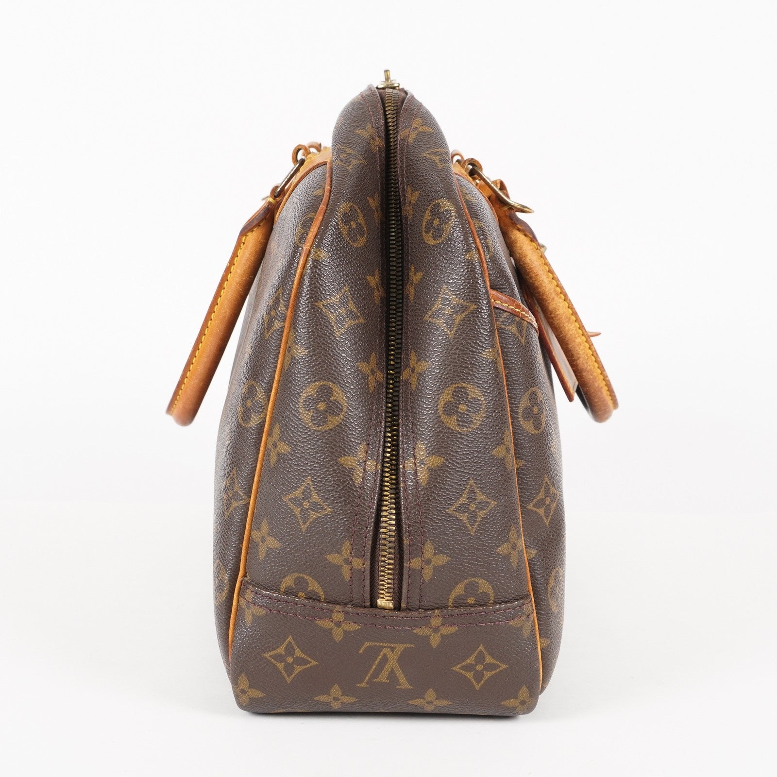LOUIS VUITTON Deauville Handbag M47270 Monogram canvas Brown 06E102420010