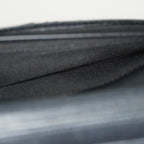 Chanel Caviar Skin Long Bifold Wallet Black Leather Used with Box 05E412310016