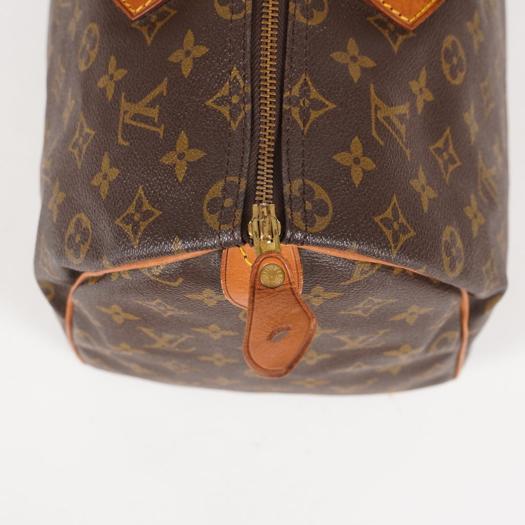 Authentic Louis Vuitton Monogram Speedy 35 M41524 Handbag used 06E465948803