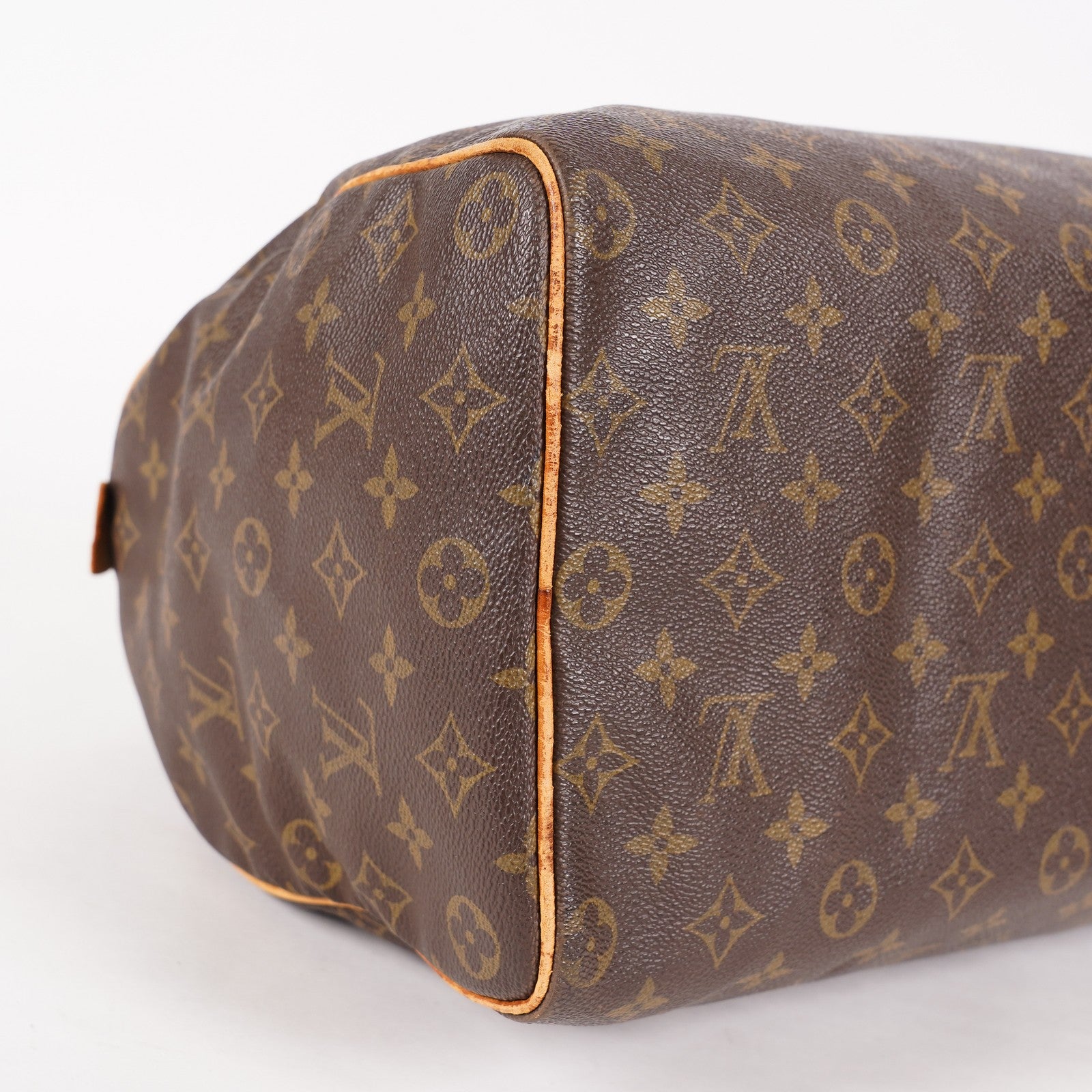 Louis Vuitton Monogram Speedy 40 M41522 Boston Hand Bag Brown Used 07E364180002