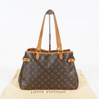 Louis Vuitton Batignolles Monogram Brown Canvas Tote M51154 Used 08A323432003