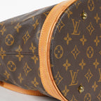 Louis Vuitton Monogram Bucket GM Shoulder Tote Bag Brown M42236 07E202860017