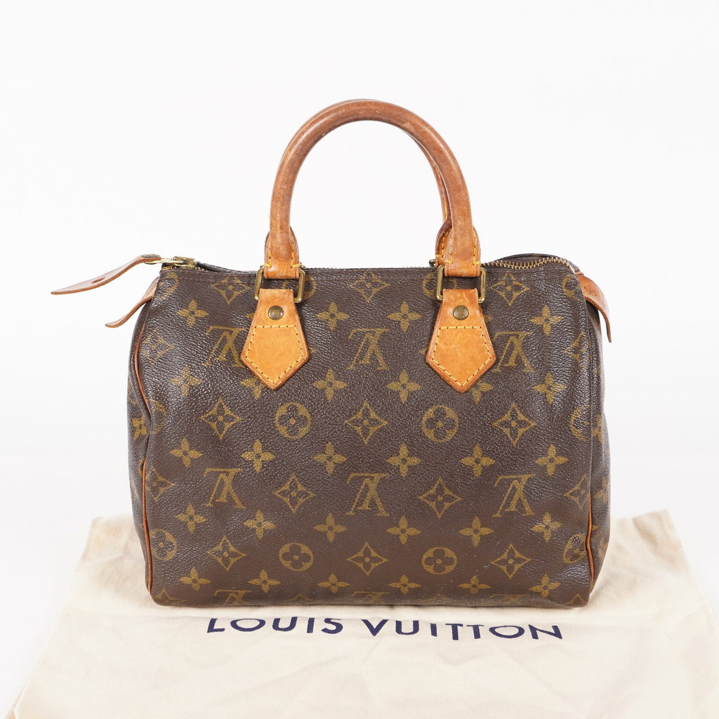 Authentic Louis Vuitton Monogram Speedy 25 Handbag vintage M41528 06E447370010
