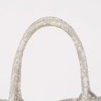 Christian Dior Book Tote Toile de Jouy Beige Gray Canvas Bag used 02E207260003