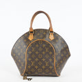 Louis Vuitton Ellipse MM M51126 Monogram Canvas Brown Used Handbag 09M363285708