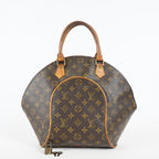 Louis Vuitton Ellipse MM M51126 Monogram Canvas Brown Used Handbag 09M363285708