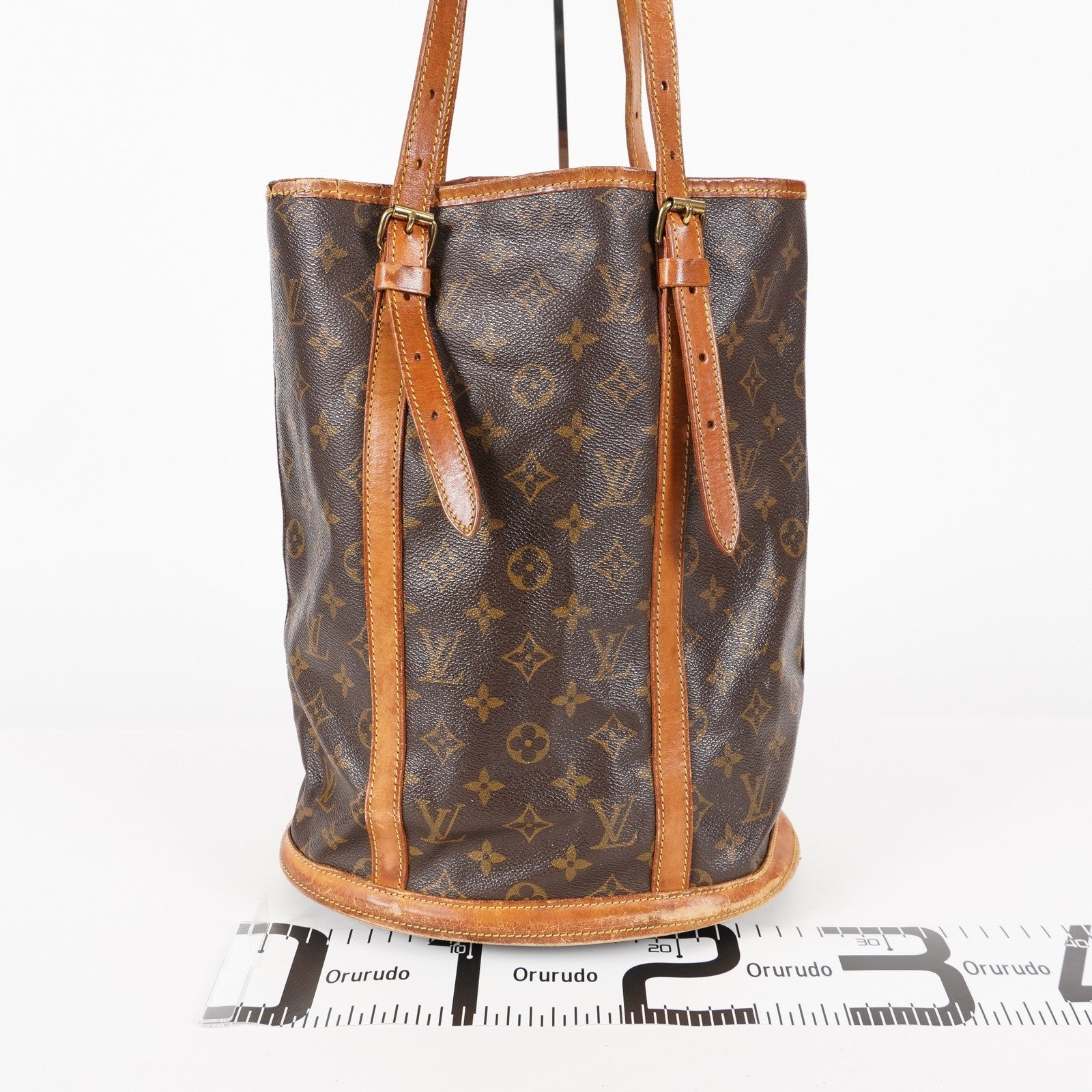 LOUIS VUITTON Monogram Bucket GM Shoulder Bag LV vintage M42236 05E102640013