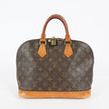 Louis Vuitton Alma PM Hand Bag Monogram Canvas Brown M51130 Used 08E032750006