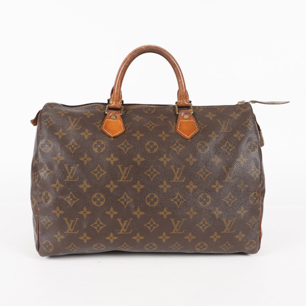Authentic Louis Vuitton Monogram Speedy 35 Handbag vintage M41524 06E435060012