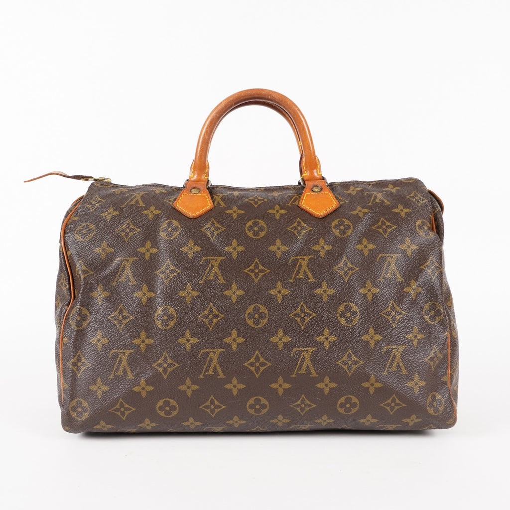 Authentic Louis Vuitton Monogram Speedy 35 Handbag vintage M41524 05E095940013