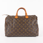 Authentic Louis Vuitton Monogram Speedy 35 Handbag vintage M41524 05E095940013