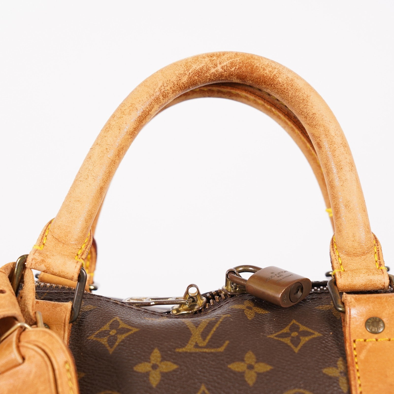 LOUIS VUITTON Monogram Keepall 60 Boston Bag LV Auth M41422 06E154730021