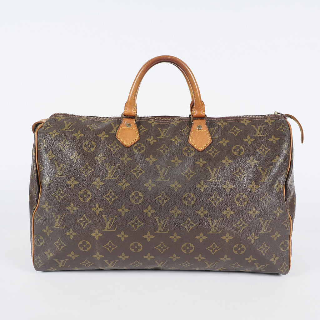 Authentic Louis Vuitton Monogram Speedy 40 Hand Boston Bag M41522 04A344576024