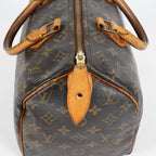 Louis Vuitton Speedy 30 M41526 Monogram Canvas Bag Brown Vintage 07A064118408