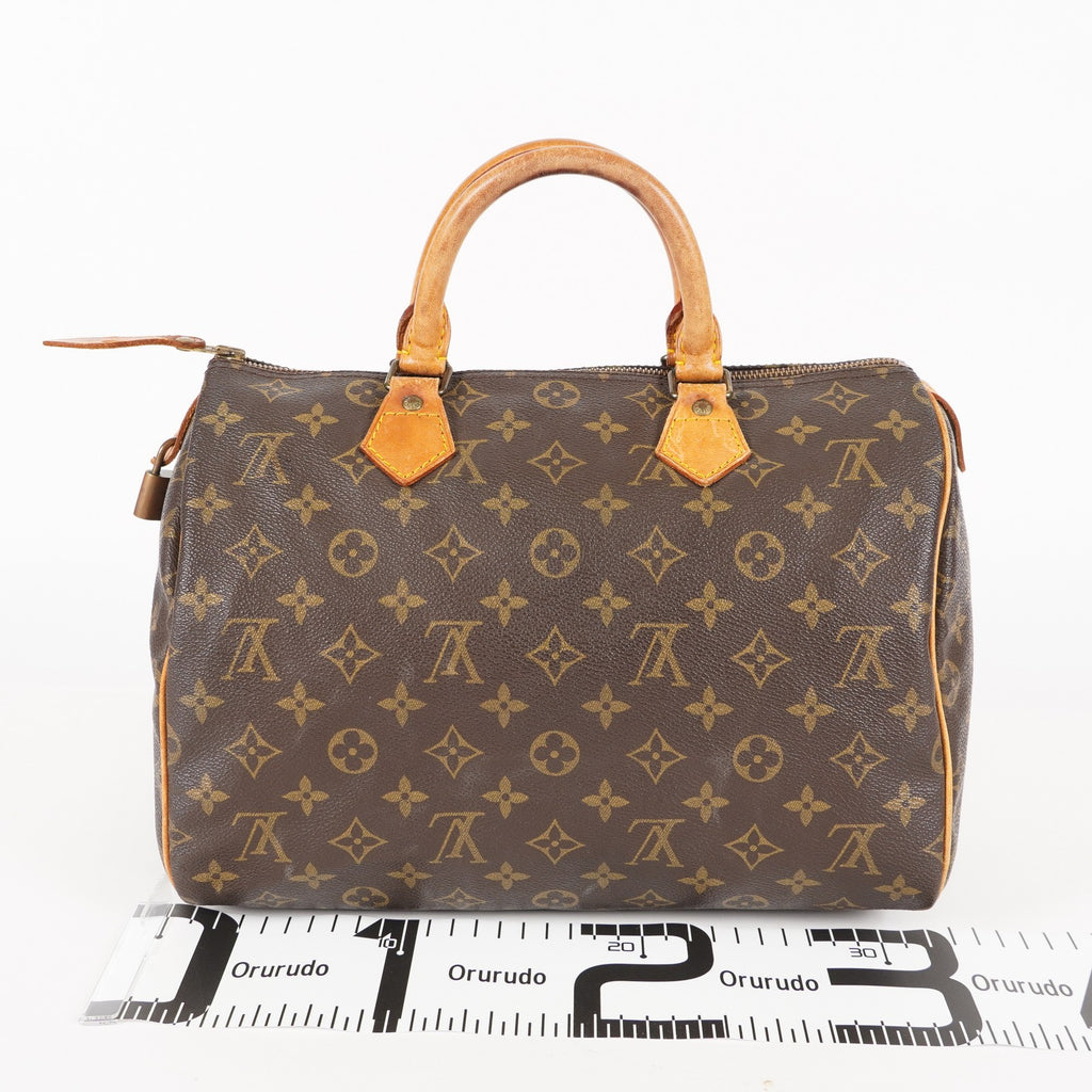 Authentic Louis Vuitton Monogram Speedy 30  Handbag M41526 vintage 05E295170029