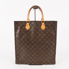 LOUIS VUITTON Sac Plat Handbag Monogram Canvas Brown M51140 06E441980004