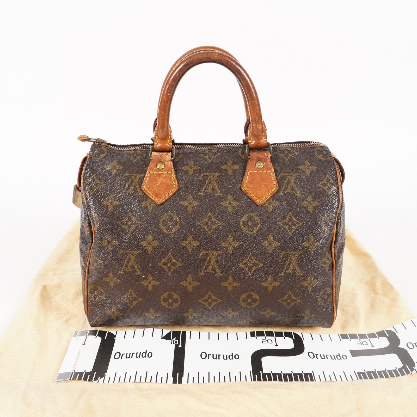 Authentic Louis Vuitton Monogram Speedy 25 Handbag vintage M41528 06E506234803