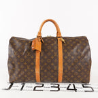 LOUIS VUITTON Keepall 50 M41426 Monogram Boston Bag Brown vintage 03T125800006