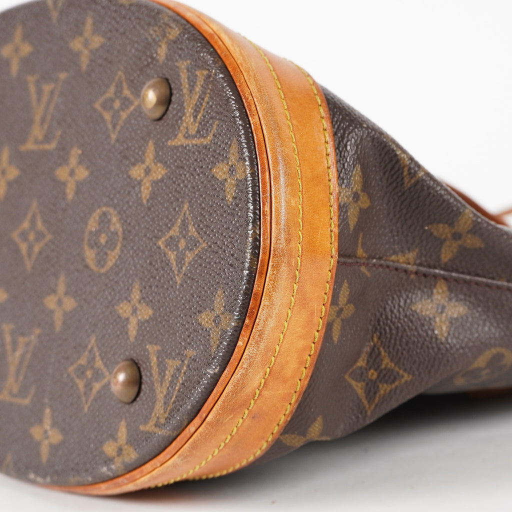 Authentic Louis Vuitton Monogram Bucket PM Shoulder Tote Bag M42238 02E242640018