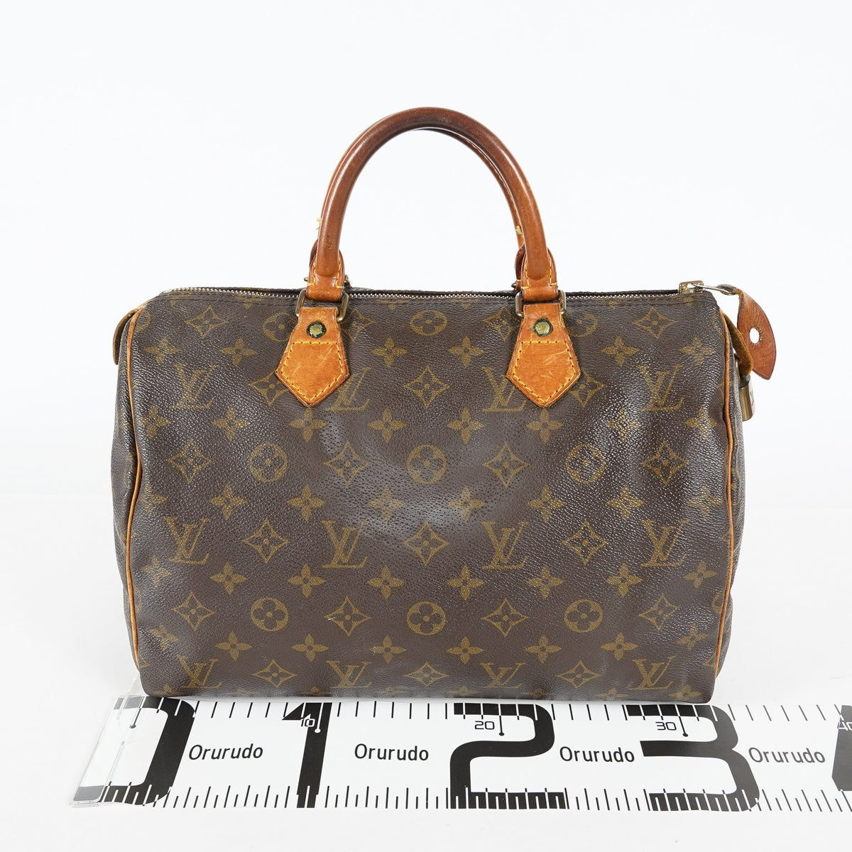 Louis Vuitton Speedy 30 M41526 Monogram Canvas Brown Used Handbag 09E285060006