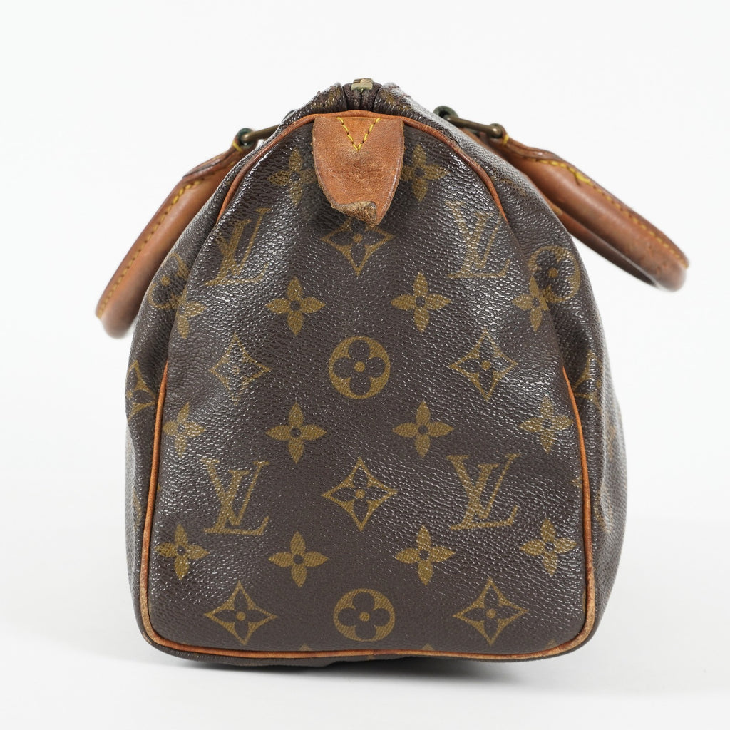 Authentic Louis Vuitton Monogram Speedy 25 M41528 Handbag vintage 03E085720025