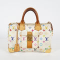 Louis Vuitton Speedy 30 M92642 Monogram Multicolore White Bag Used 08E107150008