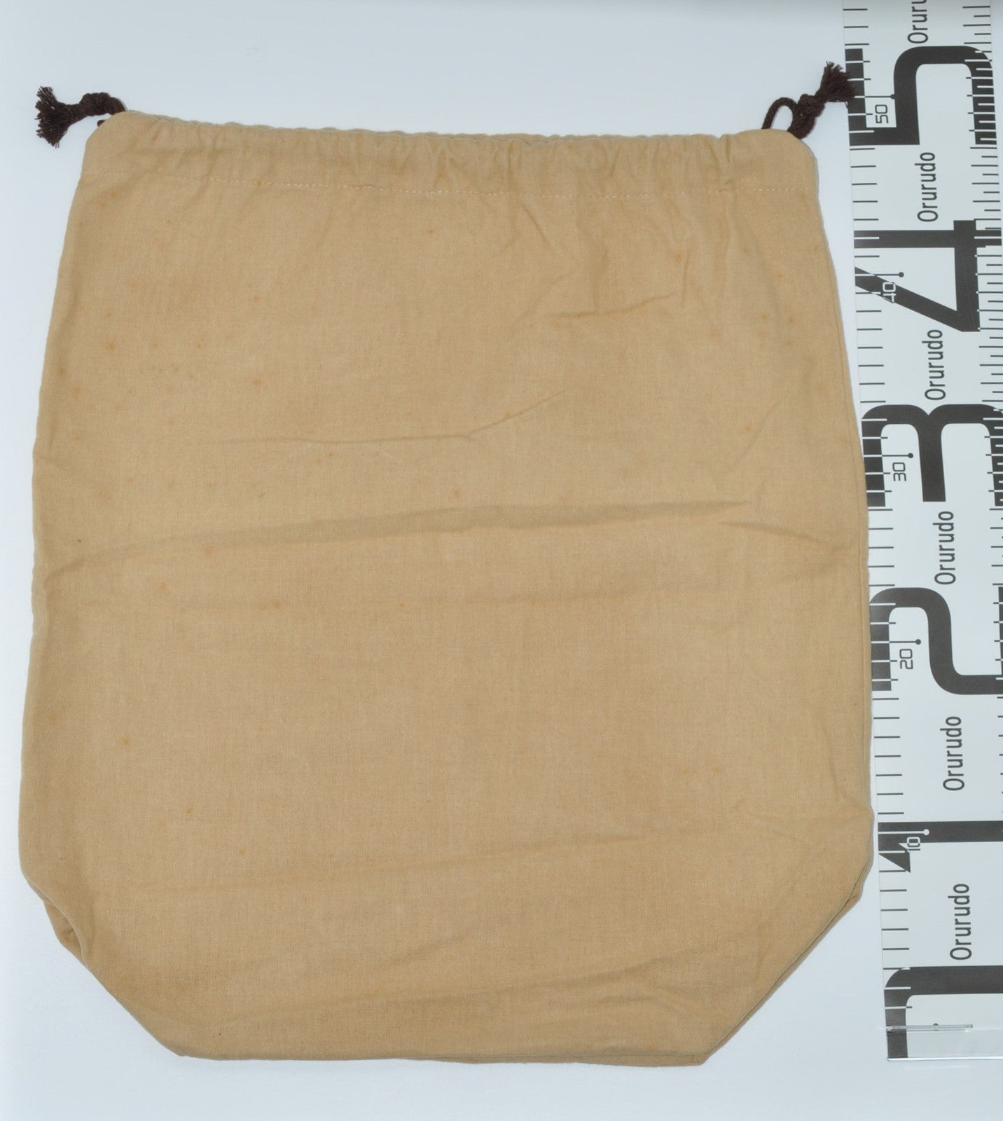 Louis Vuitton Dust Bag Storage Pouch Drawstring Beige LV Logo Authentic 40x46