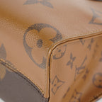Louis Vuitton OnTheGo PM Monogram Reverse Canvas Tote M46373 Brown 07E0920130030