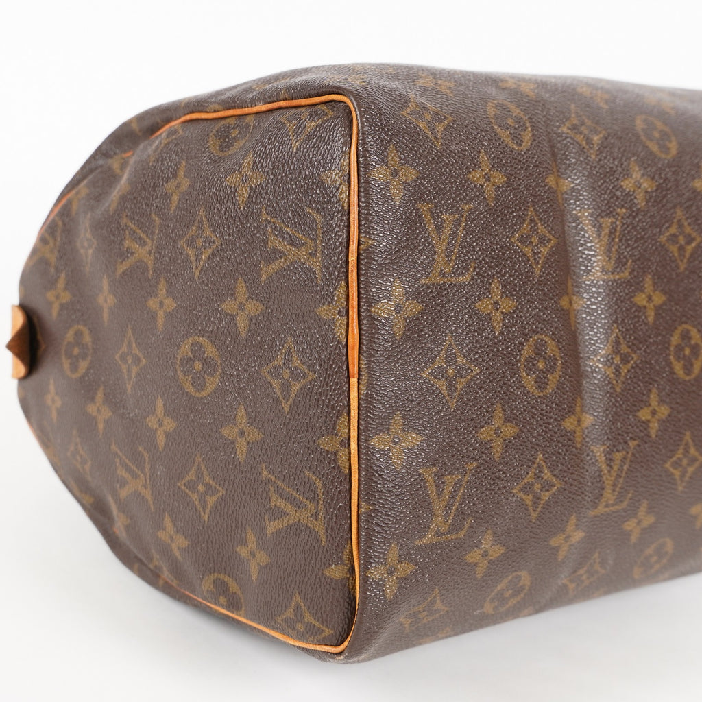 Authentic Louis Vuitton Monogram Speedy 30 Handbag vintage M41526 05E145830029