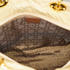 Christian Dior Vintage Lady Bag Cannage Quilt Nylon Medium beige 02A083946805
