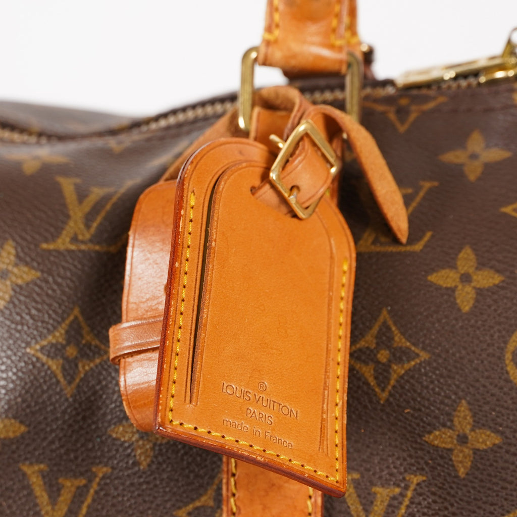 LOUIS VUITTON Keepall 50 Monogram Boston Bag Brown vintage M41426 03T125800006