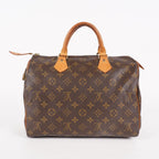 Authentic Louis Vuitton Monogram Speedy 30 M41526 Handbag vintage 06E116490029