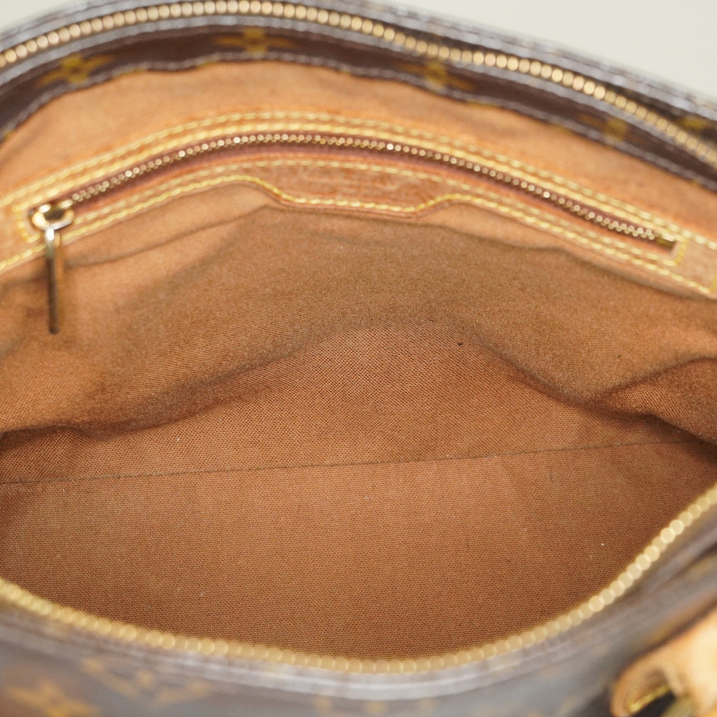 Louis Vuitton Cabas Piano Tote M51148 Monogram Canvas Brown Used 08E072310008