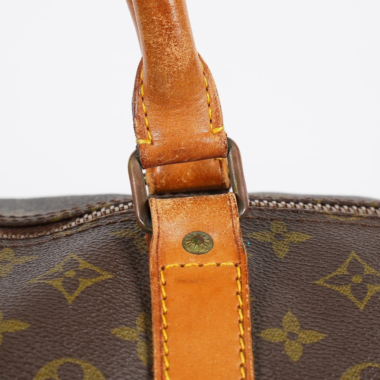 Louis Vuitton Keepall 60 M41422 Monogram Canvas Brown Used Duffle 07E123740027