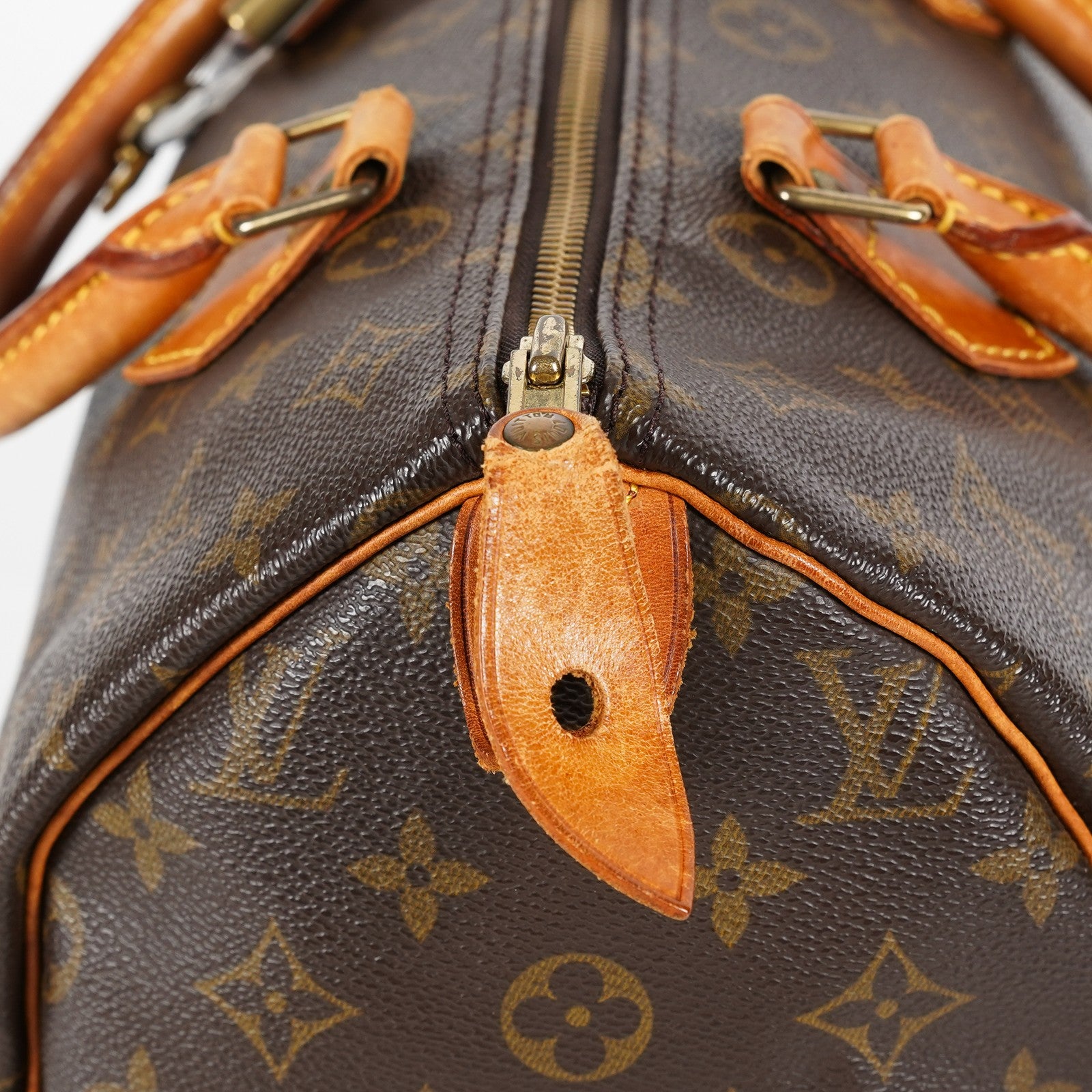 Louis Vuitton Monogram Speedy 30 Boston Handbag Brown Canvas M41526 07E067040029