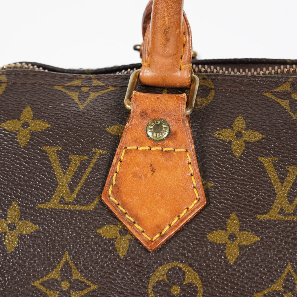 Louis Vuitton Speedy 25 M41528 Brown Monogram Canvas Handbag Used 07A196520831