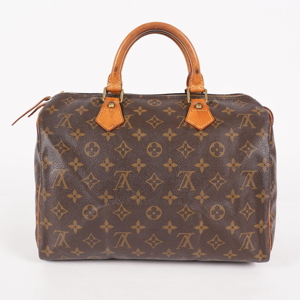 Authentic Louis Vuitton Monogram Speedy 30 M41526 Handbag vintage 06E226050029
