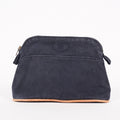 Authentic HERMES Bolide Pouch PM Canvas Black 06E01605027