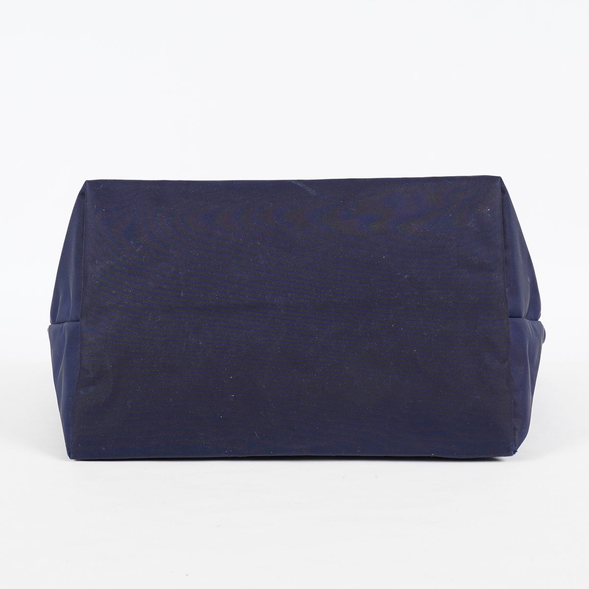 Longchamp Le Pliage Navy Nylon Long Handle Tote Shoulder Bag Used 08A06660003