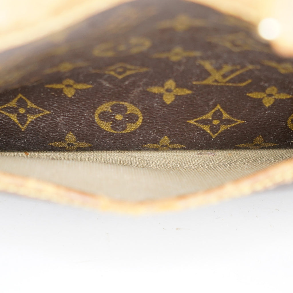 LOUIS VUITTON Deauville Handbag M47270 Monogram canvas Brown 06E022640012