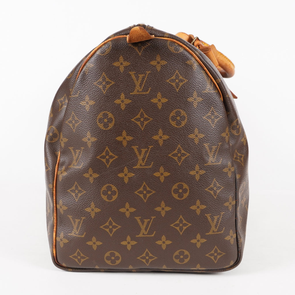 LOUIS VUITTON Keepall 50 Monogram Boston Bag Brown vintage M41426 05E274290013