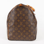 LOUIS VUITTON Keepall 50 Monogram Boston Bag Brown vintage M41426 05E274290013