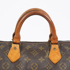 Louis Vuitton Speedy 35 Monogram Canvas Brown Handbag M41524 Used 08A154118403