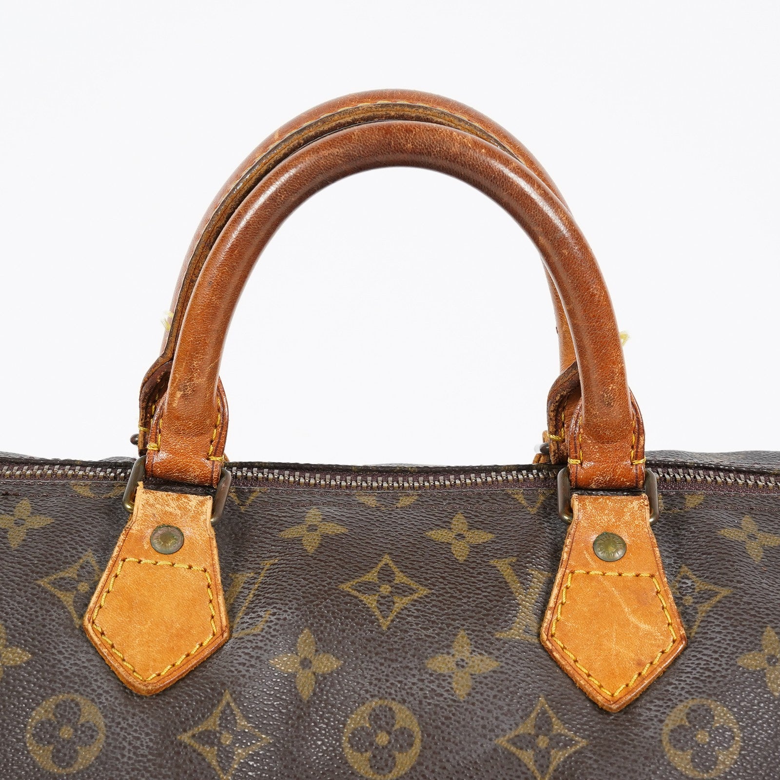 Louis Vuitton Speedy 35 Monogram Canvas Brown Handbag M41524 Used 08A154118403