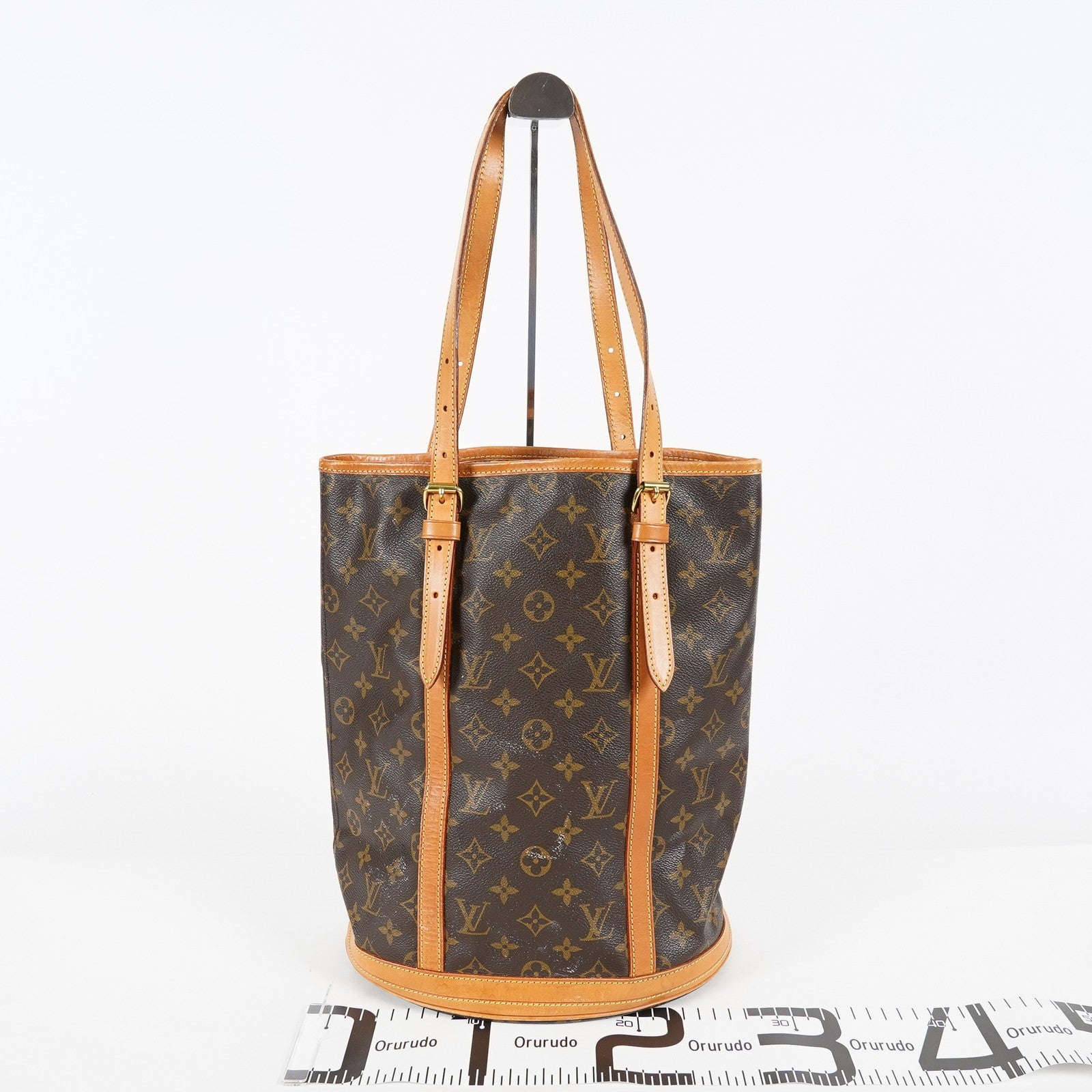Louis Vuitton Vintage Bucket GM Monogram Brown Shoulder Bag M42236 07E182860017